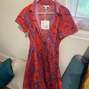 Alexis Orange For Target Tropical Casual Maxi Dres